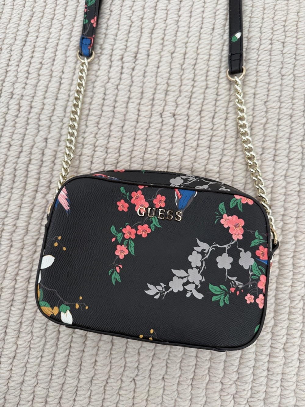 Guess floral handbag